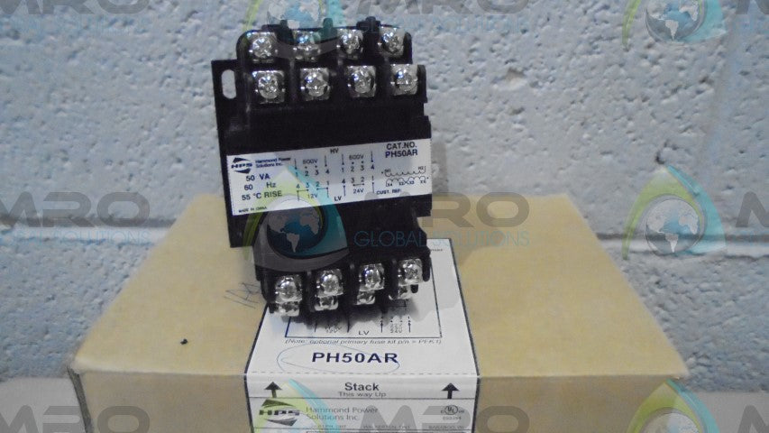 HAMMOND POWER SOLUTIONS INC. PH50AR CONTROL TRANSFORMER *NEW IN BOX*