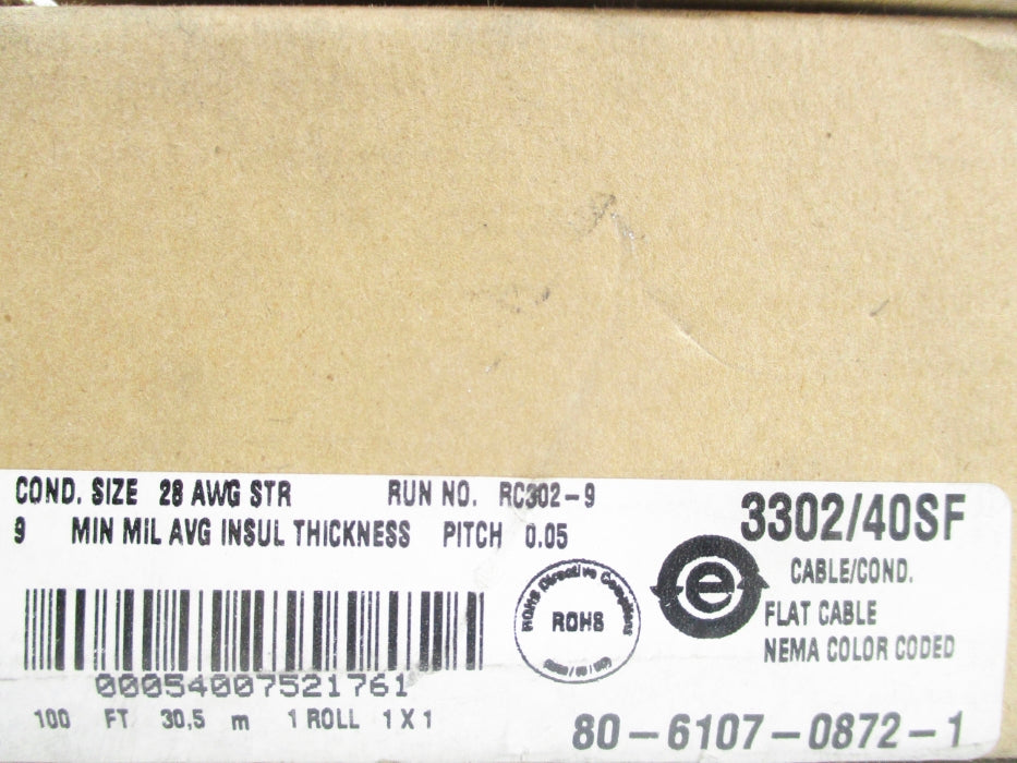 SPARE PART 3302/40SF 100FT NSMP