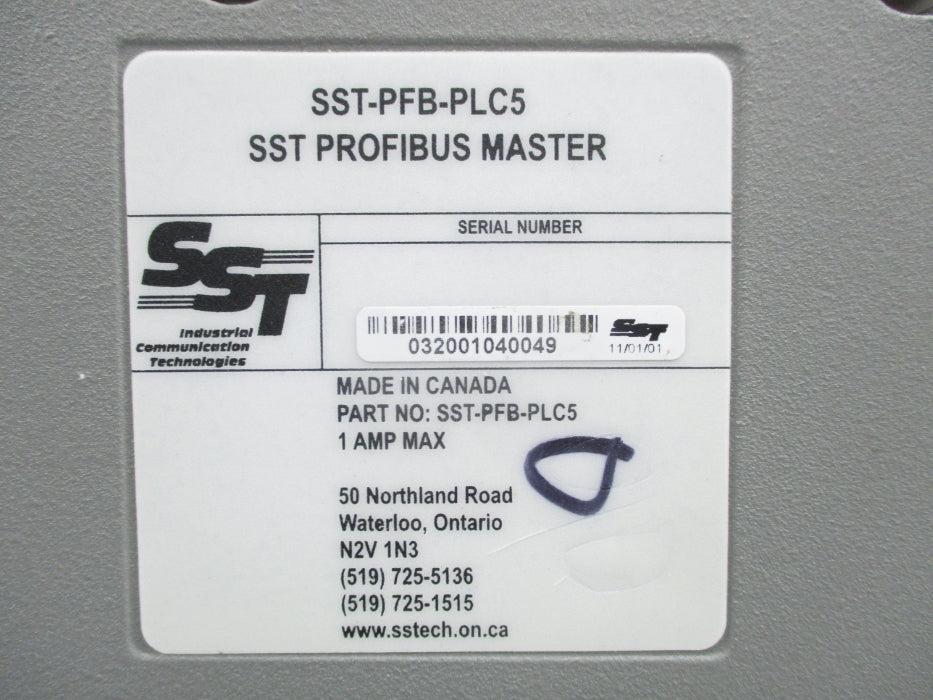SST SST-PFB-PLC5 NSNP