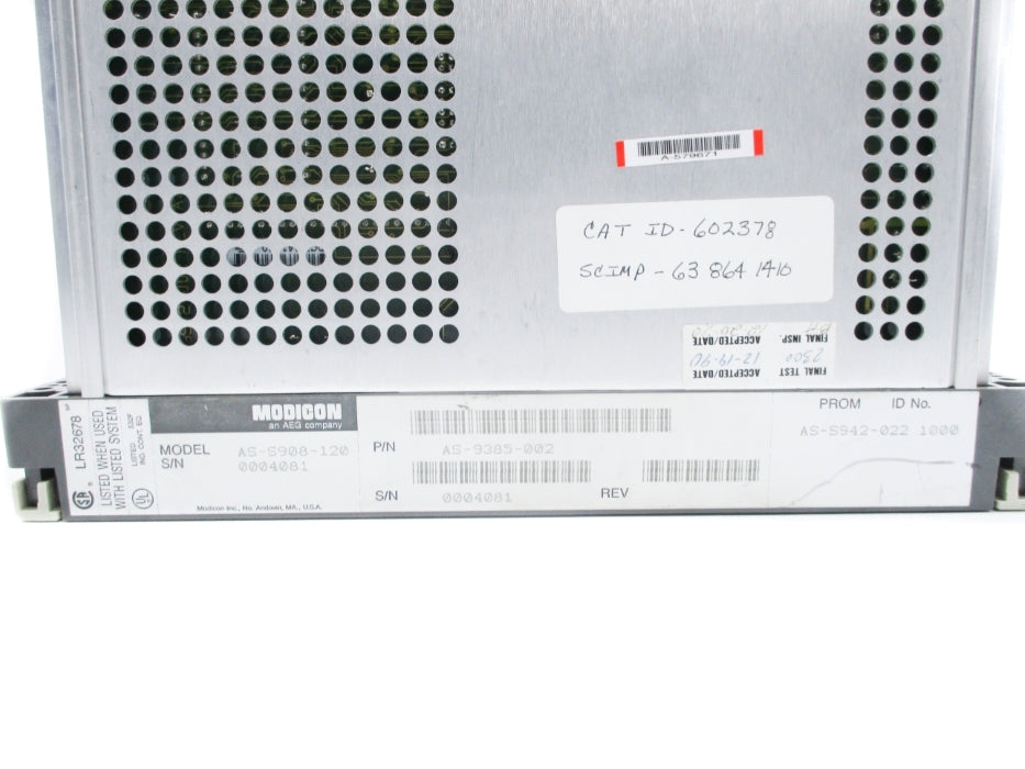 MODICON AS-S908-120 NSNP