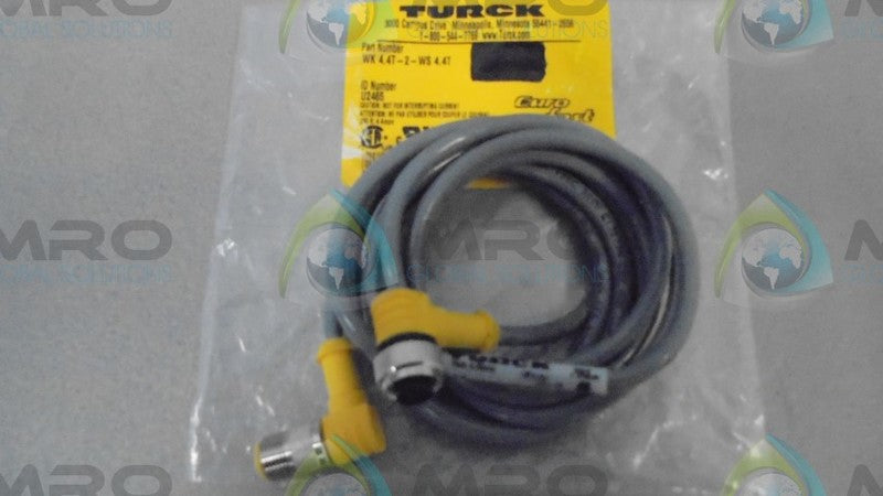 TURCK WK-4T-2-WS-4.4T * NEW IN FACTORY BAG *