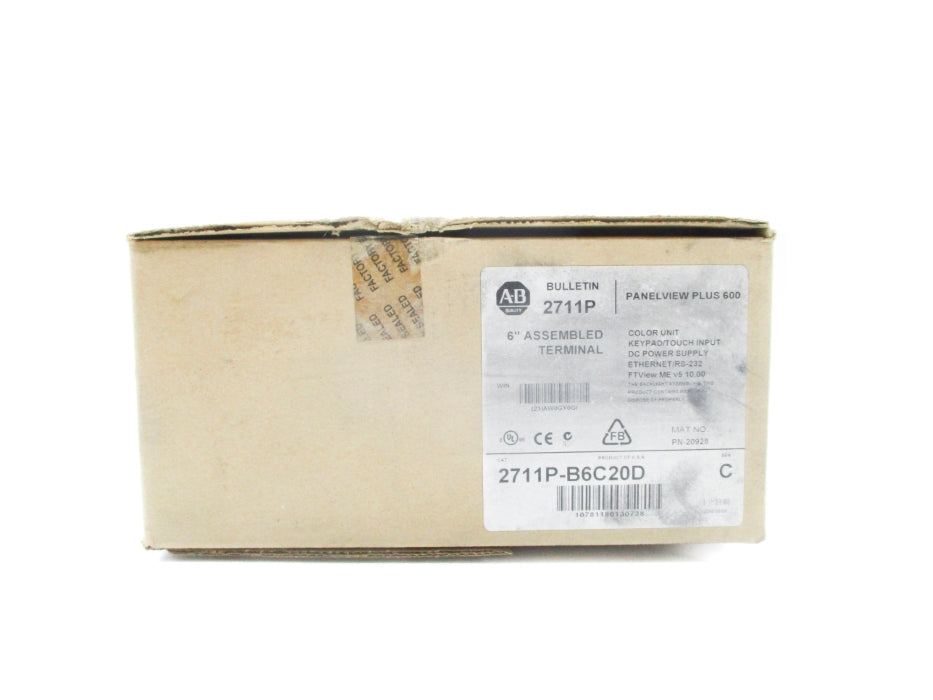ALLEN BRADLEY 2711P-B6C20D SER. C NSMP