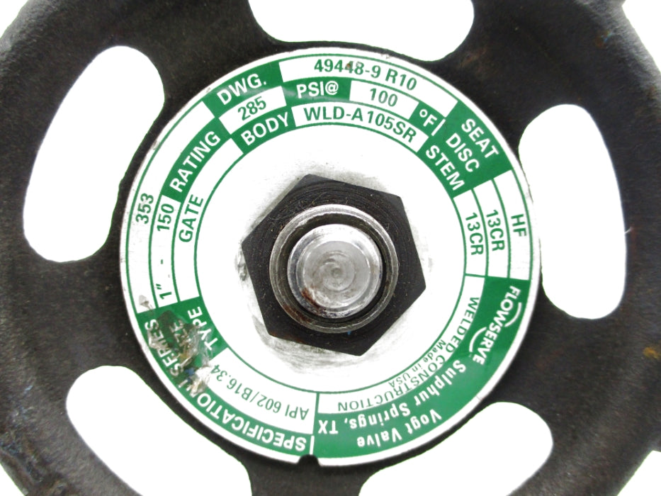 FLOWSERVE WLD-A105SR SER. 353 100PSI NSNP
