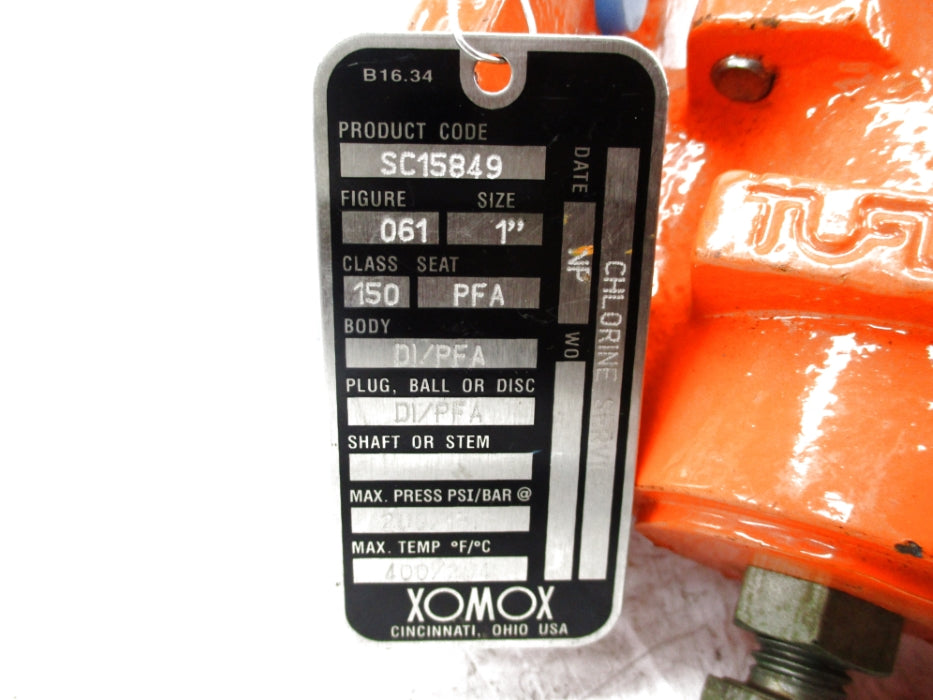 XOMOX DI/PFA 200/13.7PSI NSNP