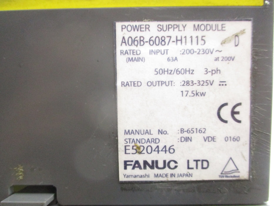 FANUC A06B-6087-H1115 UNMP