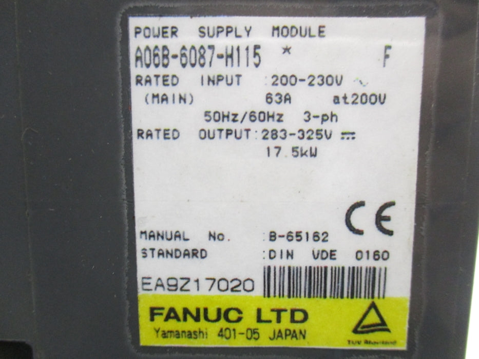 FANUC A06B-6087-H1115 REMAN