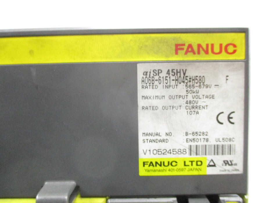 FANUC A06B-6151-H045#H580 UNMP