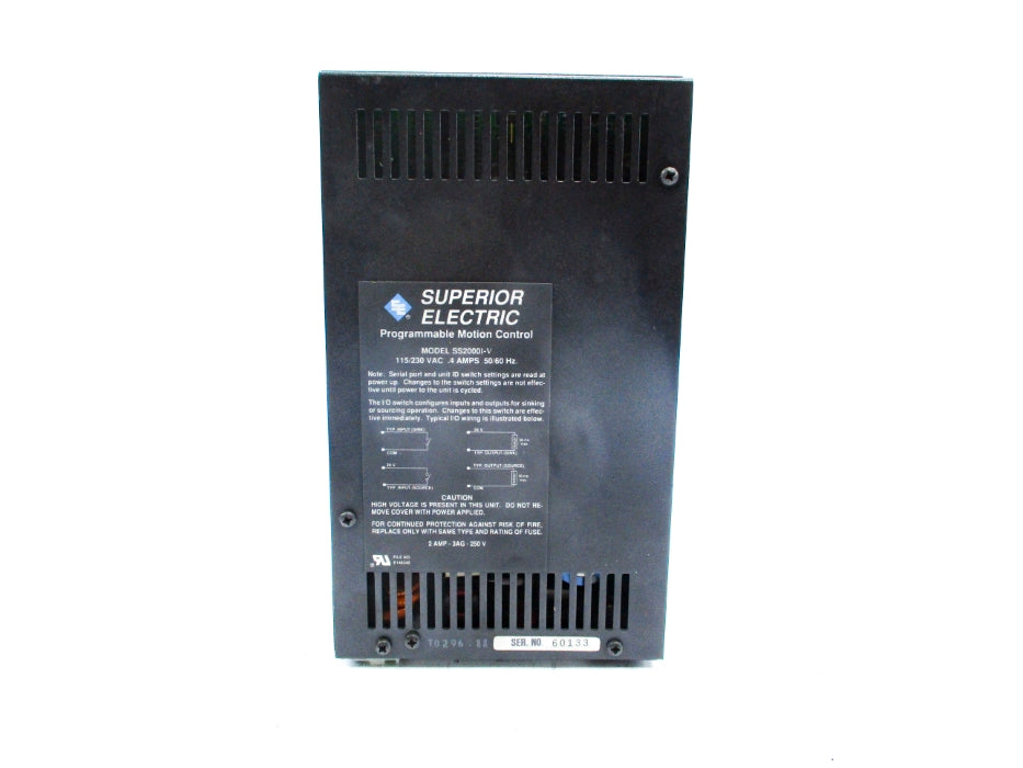 SUPERIOR ELECTRIC SS20000I-V UNMP