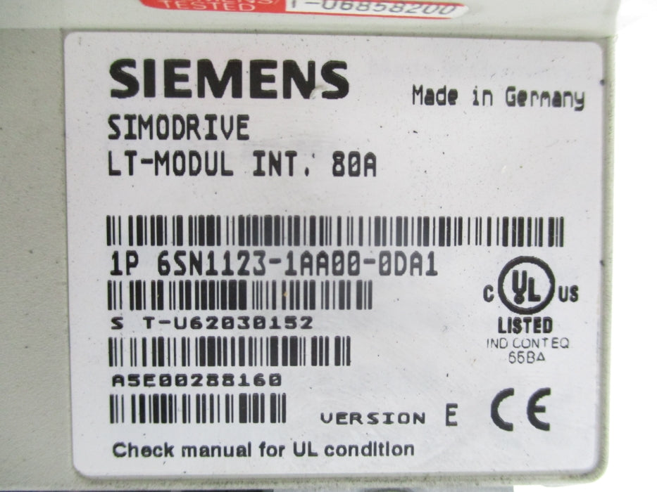 SIEMENS 6SN1123-1AA00-0DA1 REMAN