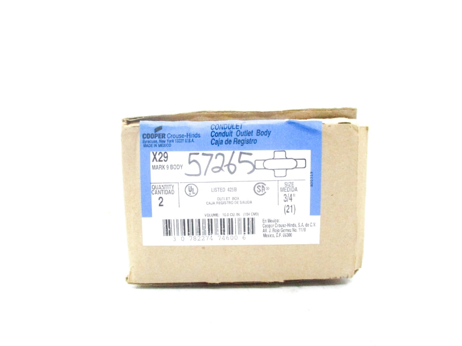 COOPER X29 (PKG OF 2) NSMP