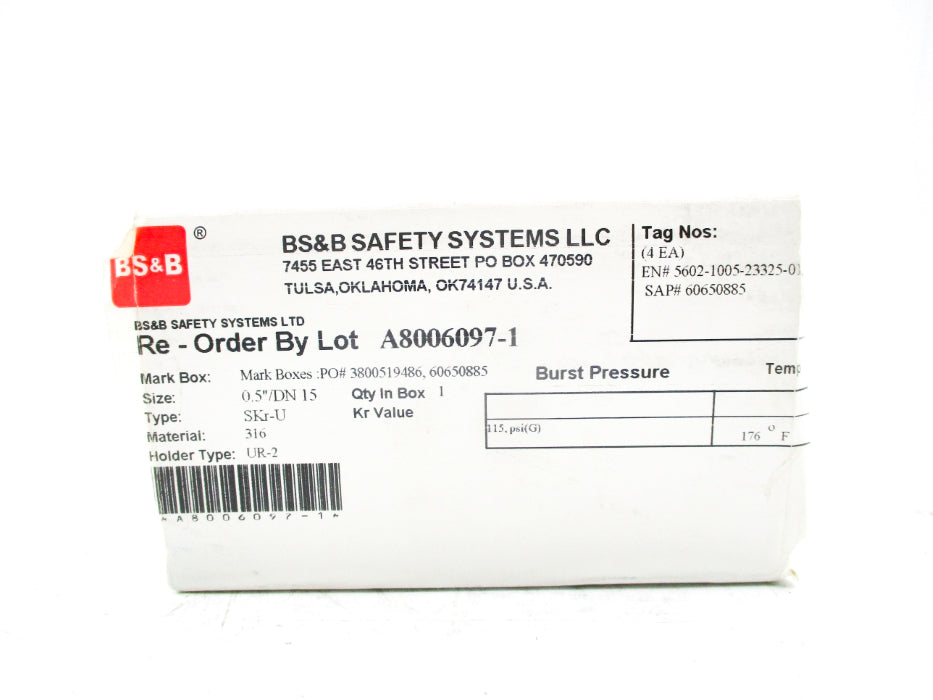 BS&B SKR-U 115PSI NSMP