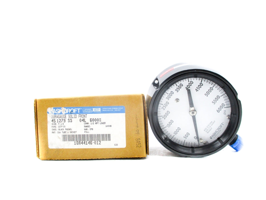 ASHCROFT 451279SS04L6000# 0-6000PSI NSMP