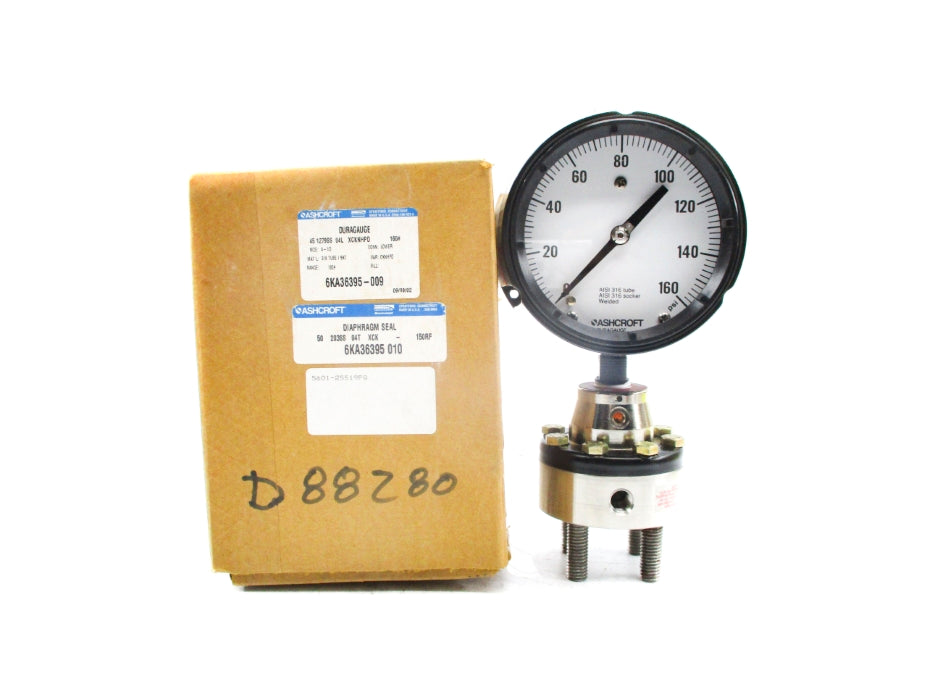 ASHCROFT 451279SS04LXCKNHPD 0-160PSI NSMP