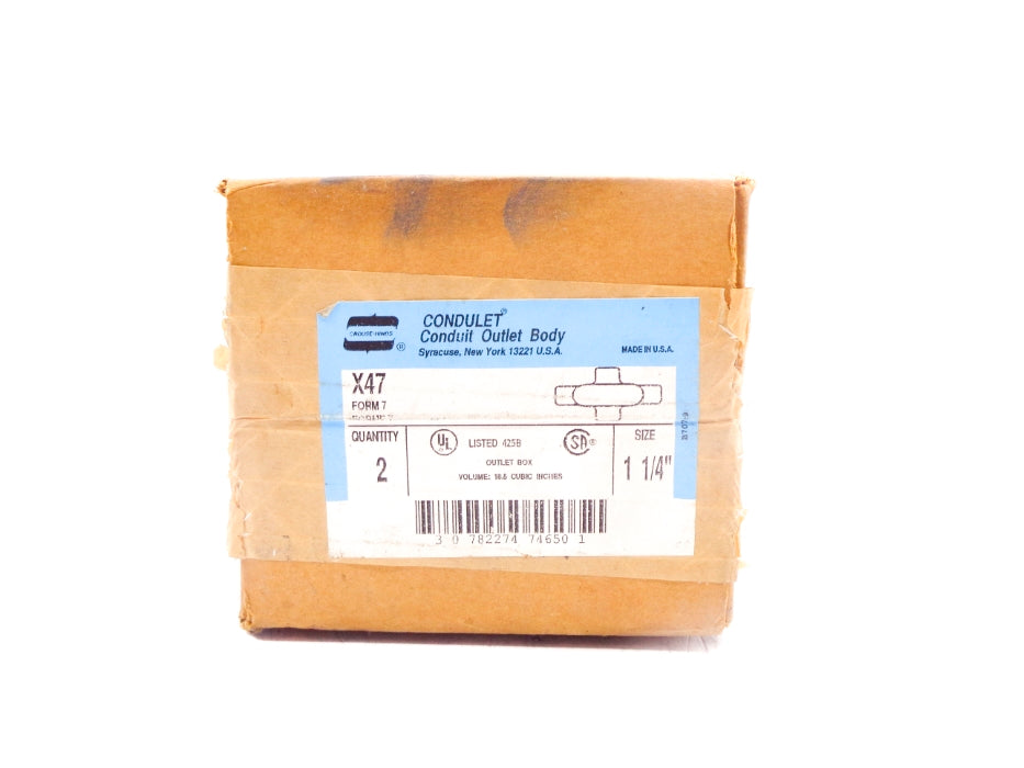CROUSE HINDS X47 (PKG OF 2) NSMP