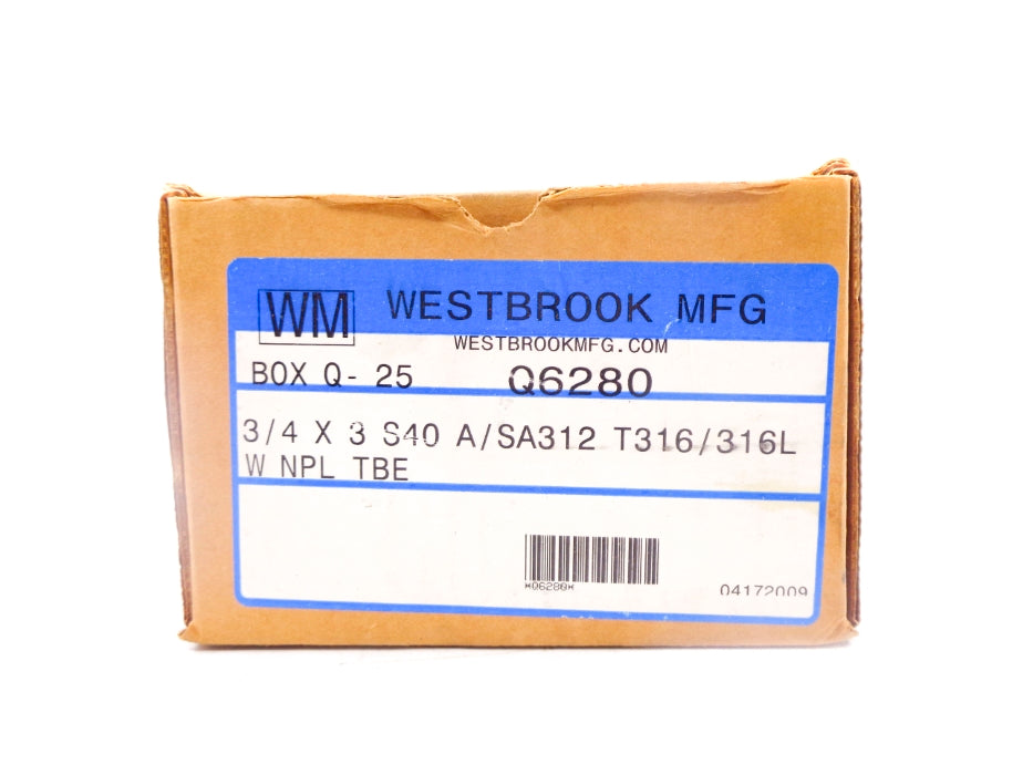 WESTBROOK Q6280 (PKG OF 25) NSMP