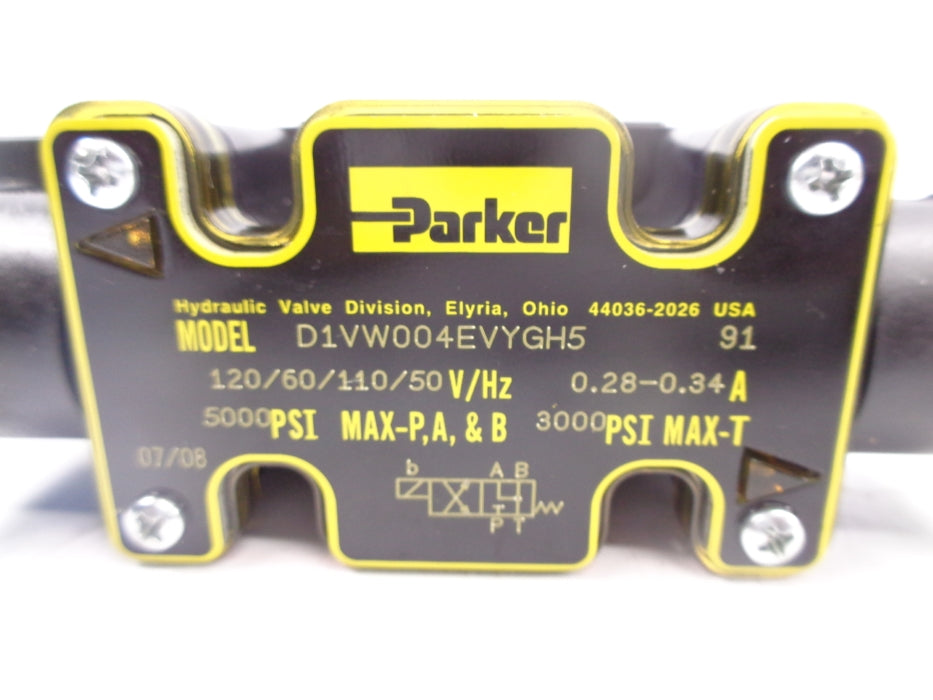 PARKER D1VW004EVYGH5 120V 5000PSI NSNP
