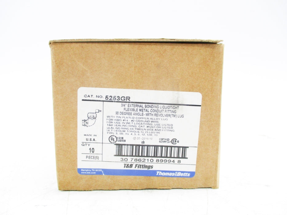 THOMAS & BETTS 5253GR (PKG OF 10) NSMP