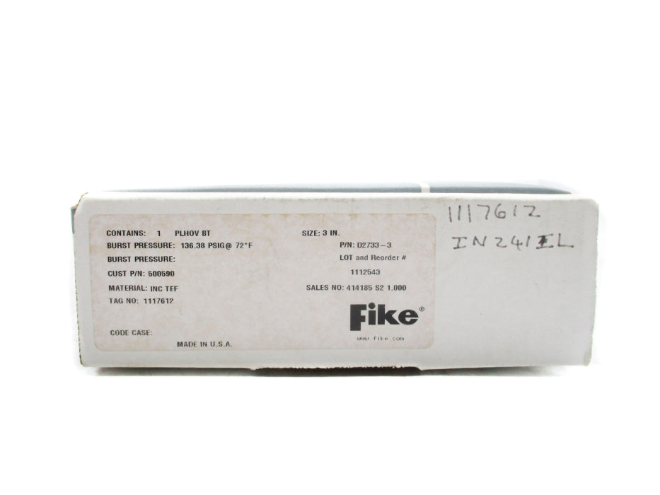 FIKE D2733-3 136.38PSI NSMP