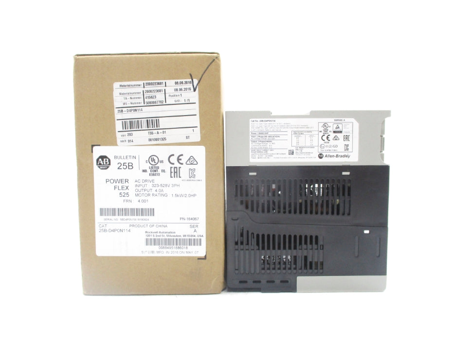 ALLEN BRADLEY 25B-D4P0N114 SER. A F/W 4.001 NSMP