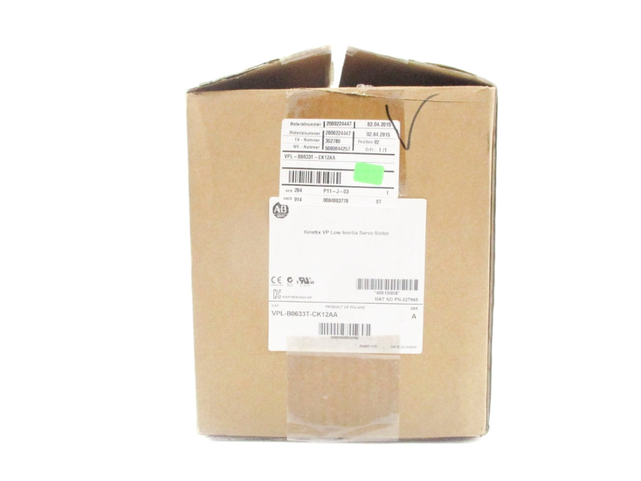ALLEN BRADLEY VPL-B0633T-CK12AA SER. A NSMP