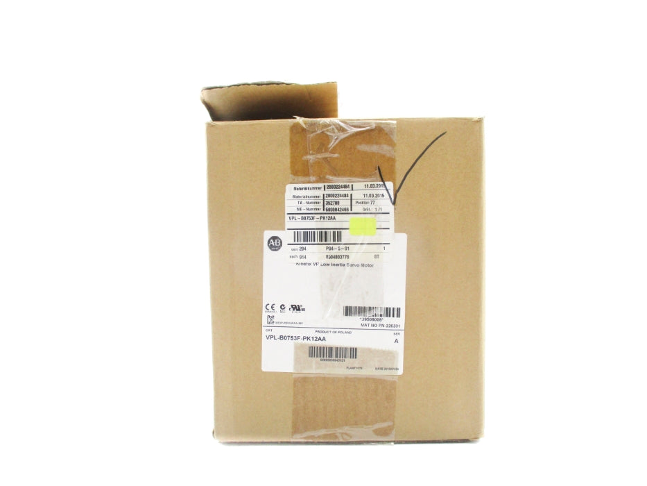 ALLEN BRADLEY VPL-B0753F-PK12AA SER. A NSMP