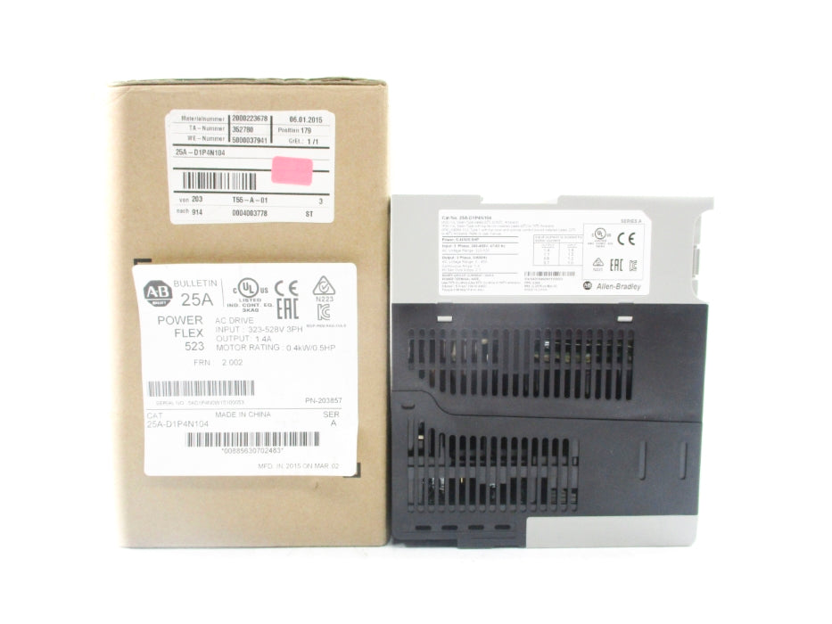 ALLEN BRADLEY 25A-D1P4N104 SER. A F/W 2.002 NSMP