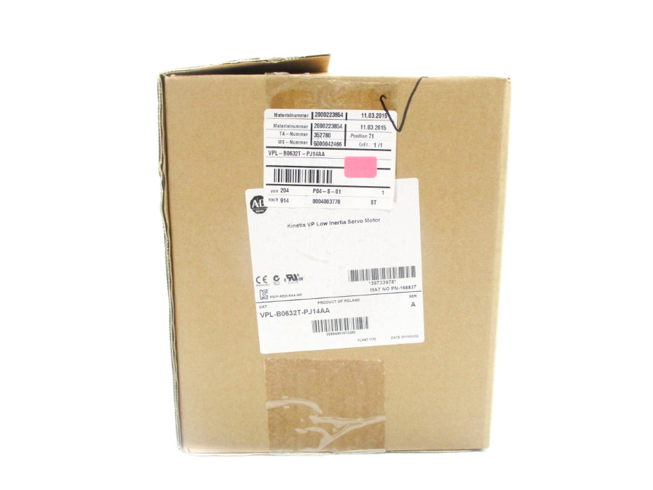 ALLEN BRADLEY VPL-B0632T-PJ14AA SER. A NSMP