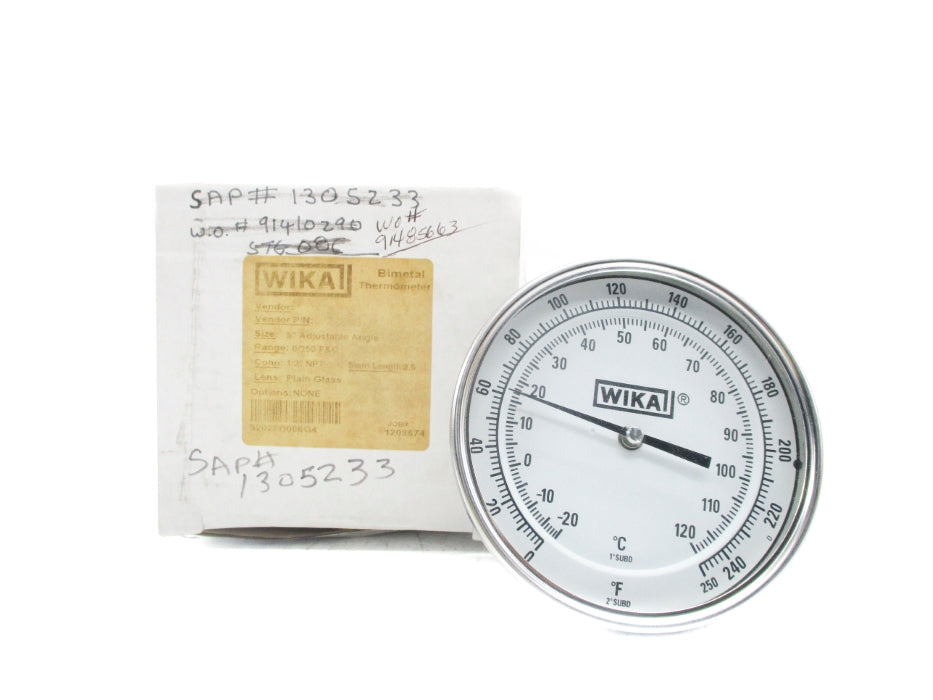 WIKA 52025D006G4 0-250F -20-120C NSMP