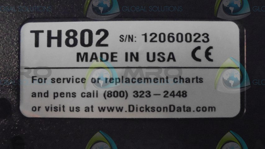 DICKSON TH802 CHART RECORDER TEMP DISPLAY *NEW IN BOX*