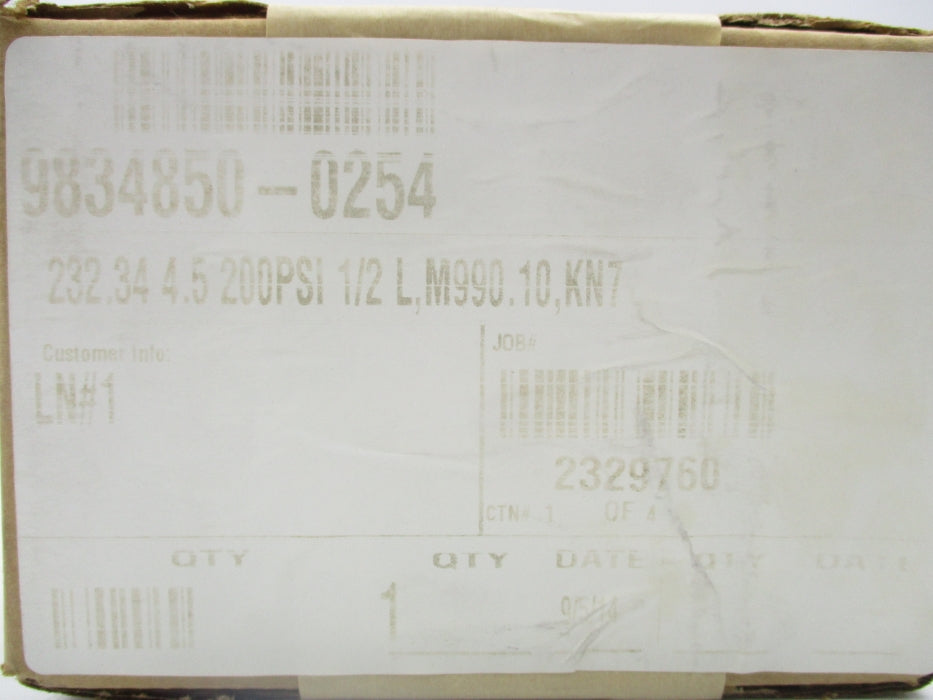 WIKA 232.34 200PSI NSFS