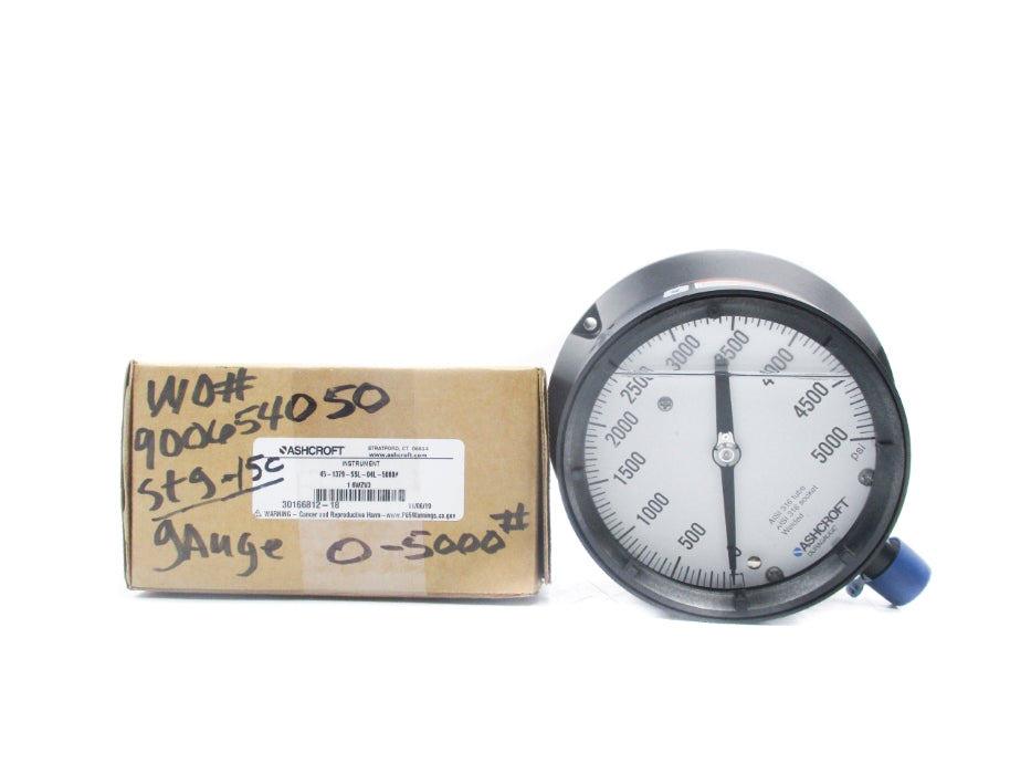 ASHCROFT 45-1379-SSL-04L-5000#  0-5000PSI NSMP