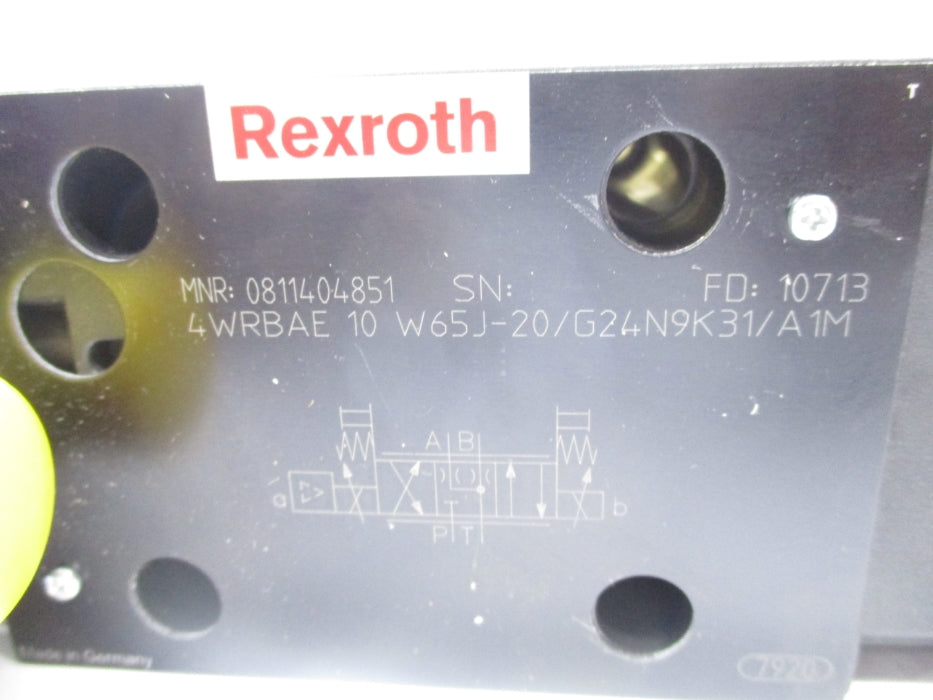 REXROTH 4WRBAE10W65J-20/G24N9K31/A1M 0811404851 NSNP