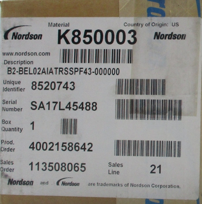 INDUSTRIAL SPARE PART K850003 NSMP