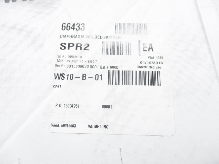VALMET 1RR608-8 NSFS