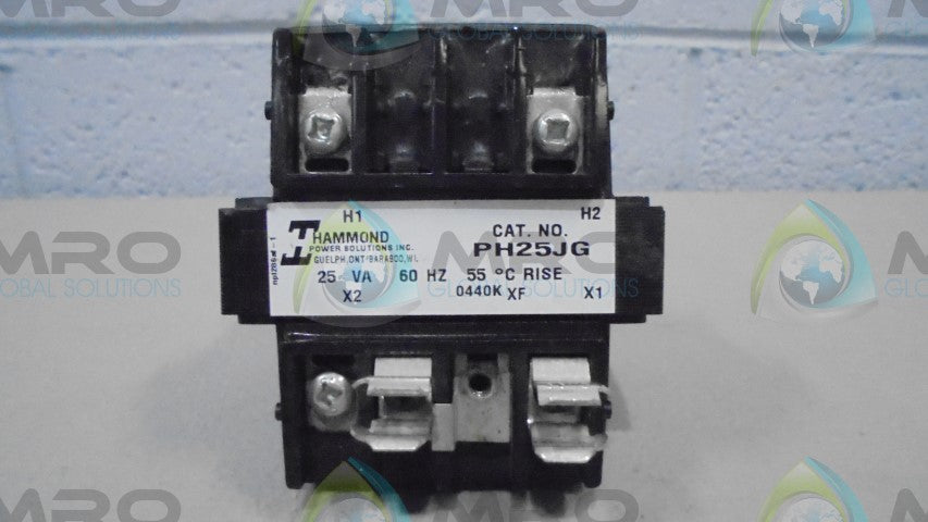 HAMMOND POWER SOLUTIONS INCORPORATED PH25JG TRANSFORMER *USED*