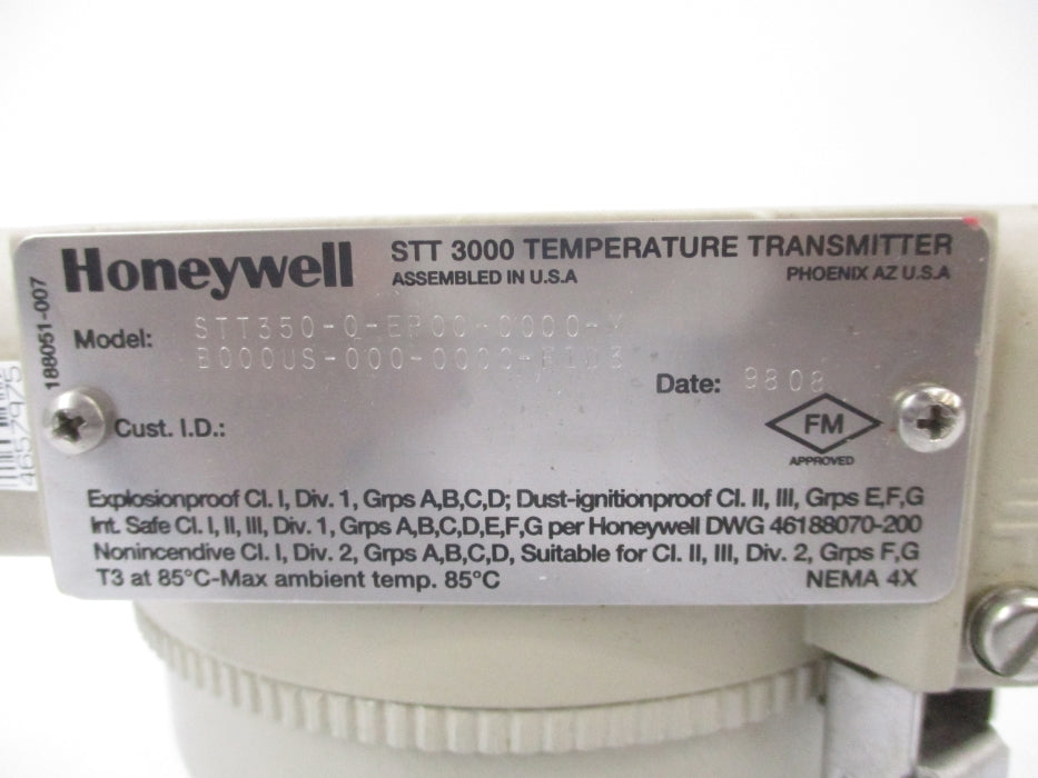 HONEYWELL STT350-0-EP00-0000-X NSNP