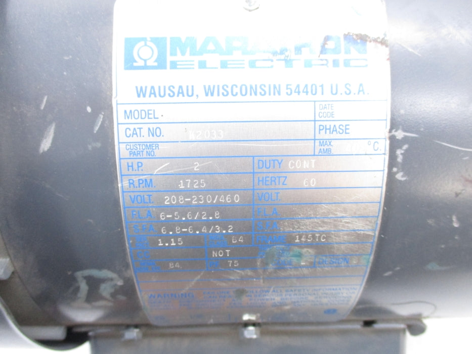 MARATHON ELECTRIC 5KE48WN8365B NSNP