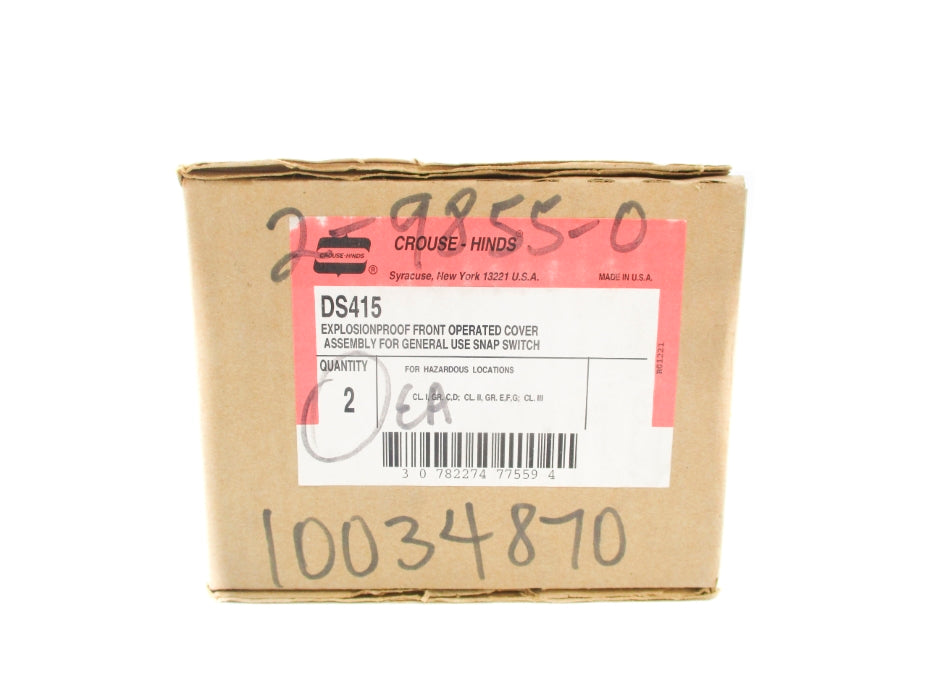 CROUSE-HINDS DS415 (PKG OF 2) NSMP