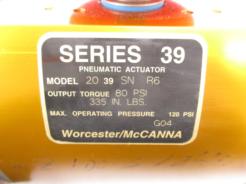 WORCESTER/MCCANNA 2039SNR6 120PSI NSNP