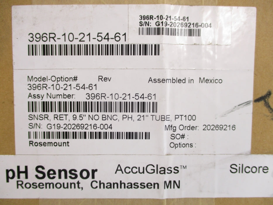ROSEMOUNT 396R-10-21-54-61 NSFS