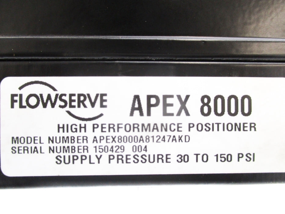 FLOWSERVE APEX8000A81247AKD 150PSI UNMP