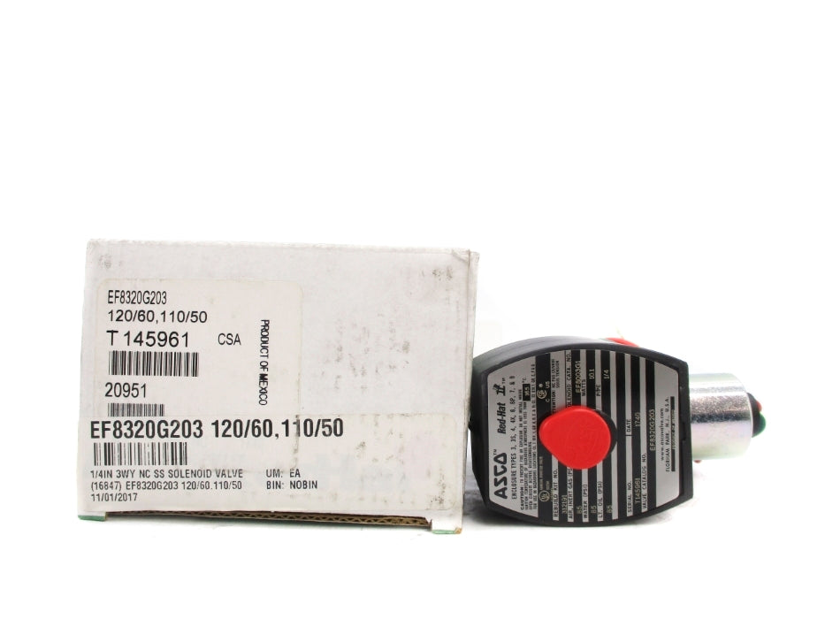 ASCO EF8320G203 110/120V 85PSI NSMP
