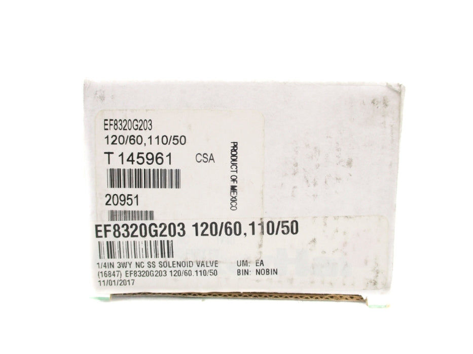 ASCO EF8320G203 110/120V 85PSI NSMP
