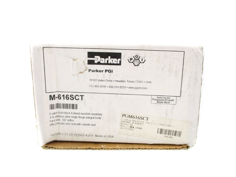PARKER M-616SCT 10000PSI NSMP