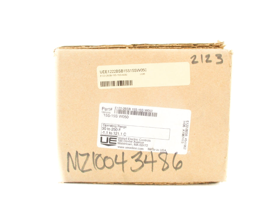 UNITED ELECTRIC E122-2BSB NSMP