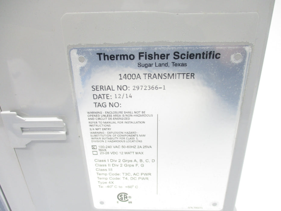 THERMO FISHER SCIENTIFIC 1400A NSNP