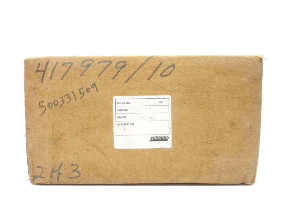 FOXBORO 870CC-13-N NSFS