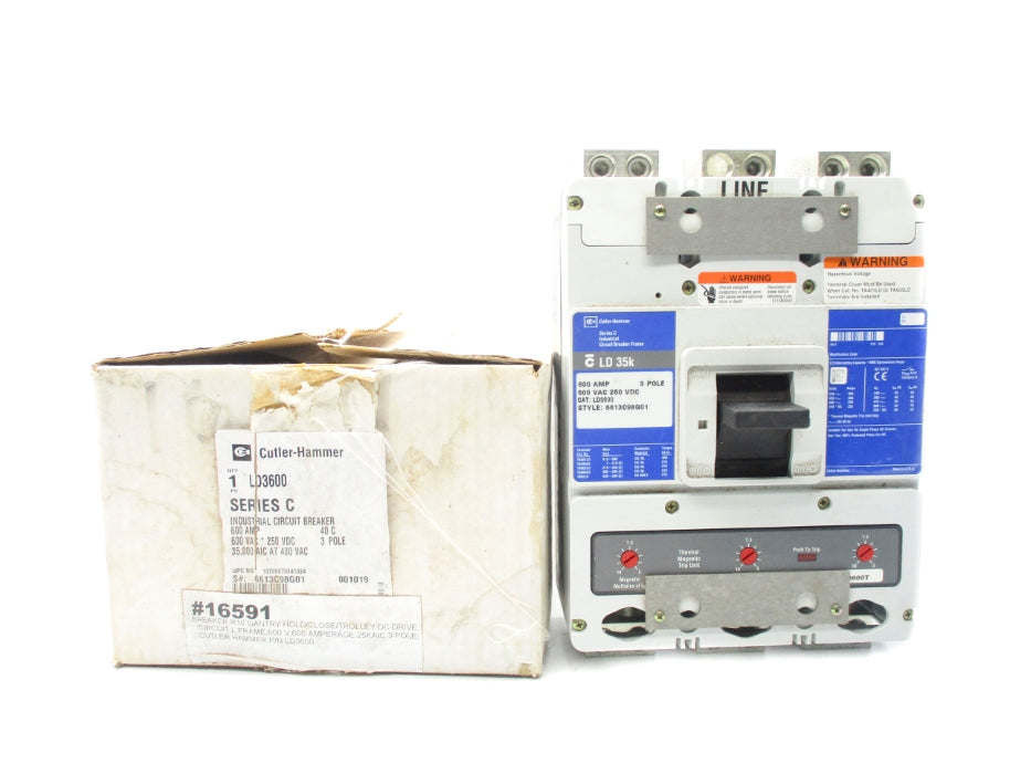 CUTLER HAMMER LD3600 6613C98G01 SER. C 600A 600V NSMP