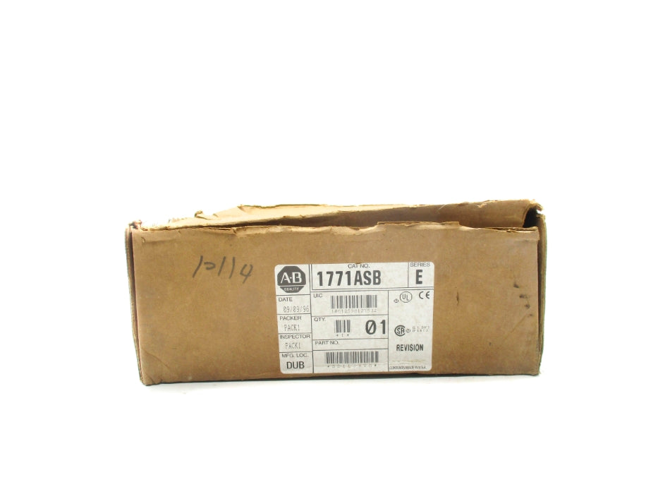 ALLEN BRADLEY 1771-ASB SER. E NSMP