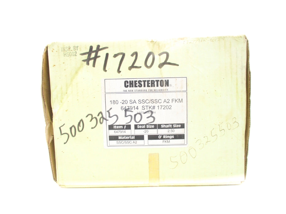 CHESTERTON 180-20SASSC/SSCA2FKM -20 2.50 NSMP